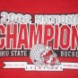 Ohio State Buckeyes NCAA Football Champions Sweatshirt L 50/50 shirt large