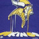 Minnesota Vikings Football Team SWEATSHIRT t shirt XL 50/50 NFL purple