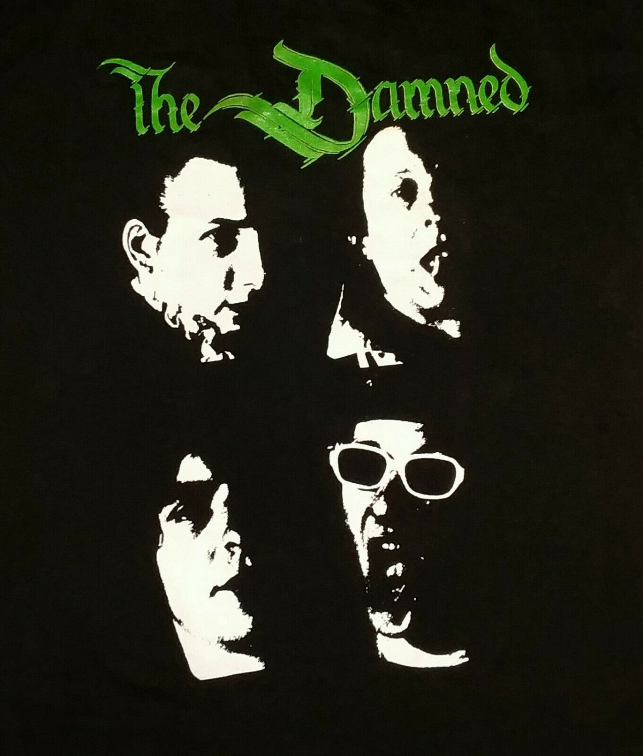 The Damned punk goth rock rare back t shirt M concert slayer marilyn manson