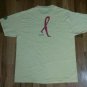 Starbucks Coffee Aids Walking Ribbon Compassion Cure t shirt L seattle