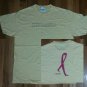 Starbucks Coffee Aids Walking Ribbon Compassion Cure t shirt L seattle