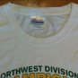 Seattle Super Sonics Pepsi Division Champs white t shirt XL nba basketball