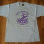 Cheerleader Cheer Camp Surf Lion gray t shirt XL 50/50 vintage 011820