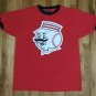Cincinnati Reds mean Mr Redlegs Coopertown Collection t shirt XL mlb baseball