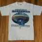 Seattle Seahawks Stadium Inaugural Season Reebok white t shirt S football Small