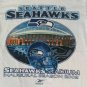 Seattle Seahawks Stadium Inaugural Season Reebok white t shirt S football Small