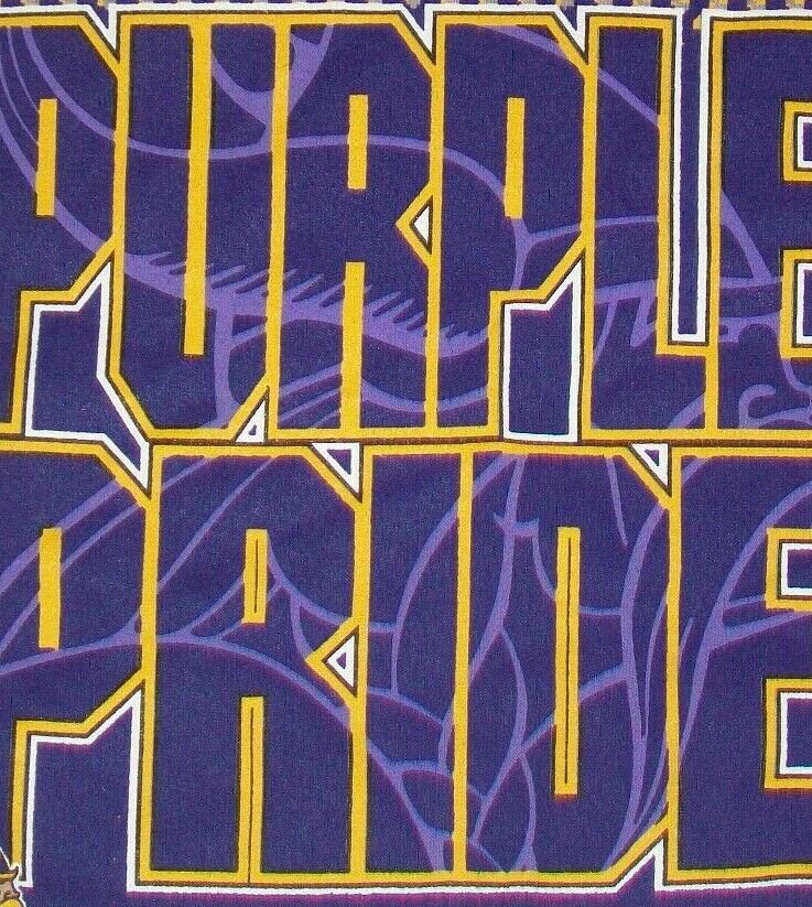 Minnesota Vikings Football Purple Pride gray SWEATSHIRT XL 50/50 shirt x-large