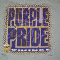Minnesota Vikings Football Purple Pride gray SWEATSHIRT XL 50/50 shirt x-large
