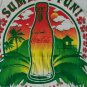 Coke Coca Cola Bottle Summer Fun rainbow fade t shirt XL hawaii tropical