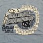 North Carolina Tar Heels Basketball Champions t shirt L college football