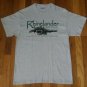 Rhinelander Wisconsin Dragon Souvener gray t shirt M new reptile lizard snake