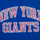 New York Giants Football Team blue t shirt L nfl tag Eli Manning