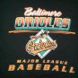 Baltimore Orioles Baseball Team vintage black t shirt L cal ripken jr