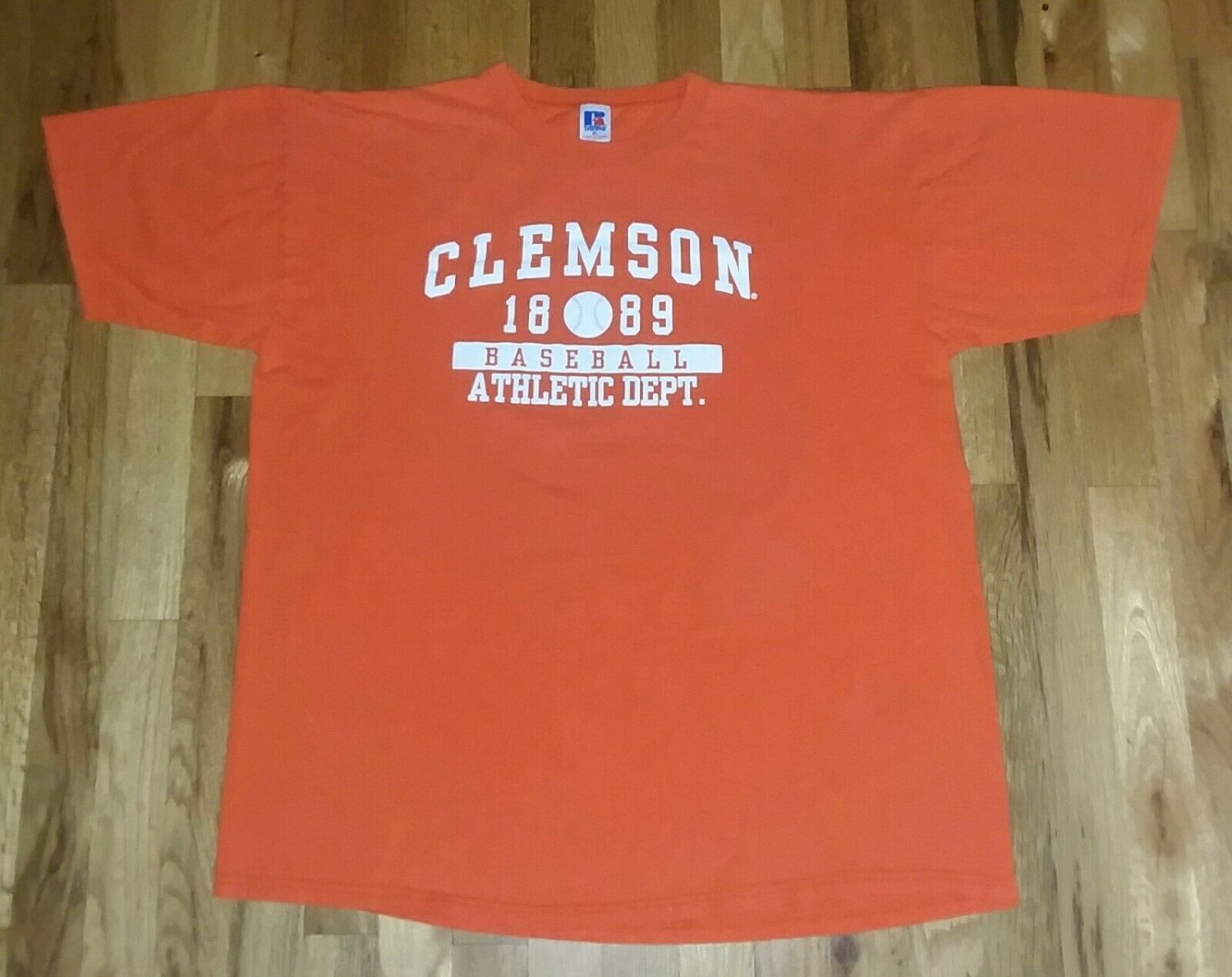 Clemson Tigers Baseball est 1889 t shirt XL college football basketball orange