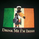 Guinness Beer t shirt XL Party Staff Drink Me I'm Irish ganja concert alcohol
