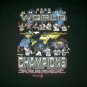 Chicago White Sox Champs Roster World Series black t shirt L baseball