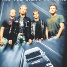 Nickelback Reasons Tour 2007 black t shirt L NEW nwot guitar rock concert