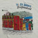 beautiful vintage St Johns Newfoundland t shirt L souvenir canada excellent