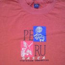 UFO Alien Peru Nazca Lines Mystery Desert Souvenir t shirt L space