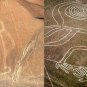 UFO Alien Peru Nazca Lines Mystery Desert Souvenir t shirt L space
