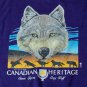 Grey Wolf Canada Hertiage Sweatshirt M vintage t shirt outdoor dog animal