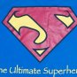 SUPERMAN LOGO SUPER JESUS ULTIMATE SUPERHERO t shirt M God Christ cross blue