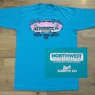 vintage 80s car t shirt small Audio Sound KISW Rock Radio Seattle
