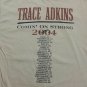 Trace Adkins Country Western concert Tour t shirt M guitar cowboy horse hat