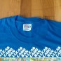 Cabo San Lucas Art Paint Souvenir vintage blue t shirt L mexico vacation