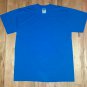 3 t shirt lot blank front back M medium 50/50 excellent blue purple light blue