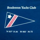Vintage Bradenton Yacht Club Florida Souvenir t-shirt L boat rowing race