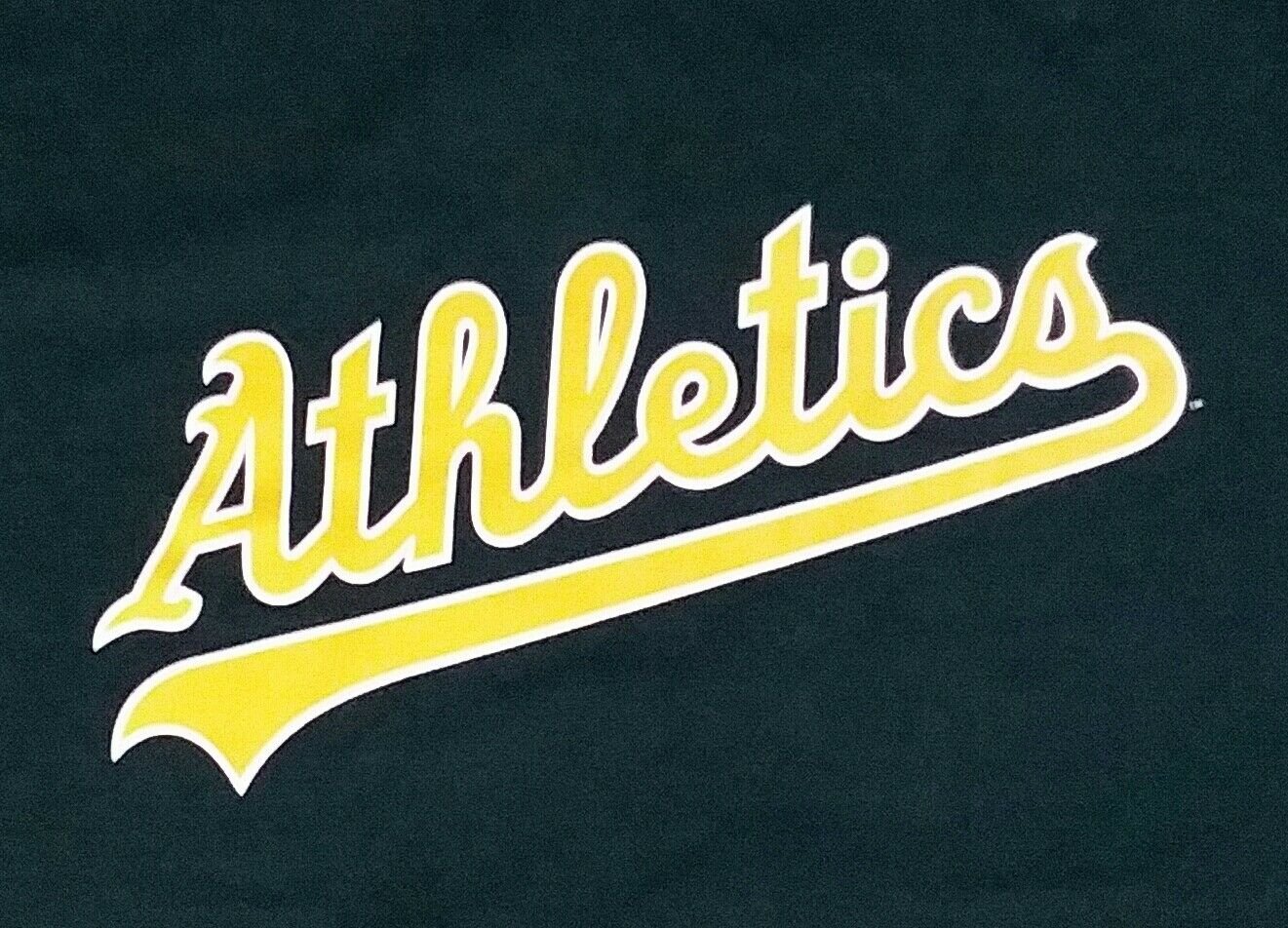 Oakland Athletics A's Baseball Team green t shirt XL X-Large sports