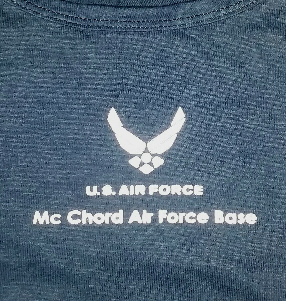 USAF McChord Air Force Base tank top blue t shirt M new nwot military 10062019