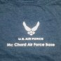 USAF McChord Air Force Base tank top blue t shirt M new nwot military 10062019