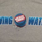 God Jesus Christ John 4:14 Living Water t shirt XL Cross church gray