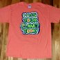 Earth Day Peace Hug Your Planet Today t shirt L NEW orca whale hippie animal