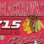 CHICAGO BLACKHAWKS STANLEY CUP FINALS HOCKEY t shirt M 50/50 bulls cubs