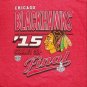 CHICAGO BLACKHAWKS STANLEY CUP FINALS HOCKEY t shirt M 50/50 bulls cubs