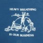 vintage Nurse Heavy Breathing Lungs Pulmonary t shirt L medical doctor
