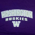 Washington Huskies Football t shirt XL purple college basketball NCAA tag