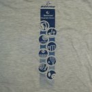 rare Boeing Australia Queensland Games t shirt XL jet plane 747 gray