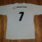 rare Boeing Australia Queensland Games t shirt XL jet plane 747 gray