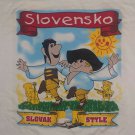 Slovakia Slovak Style souvenir t shirt M europe slovensko vacation