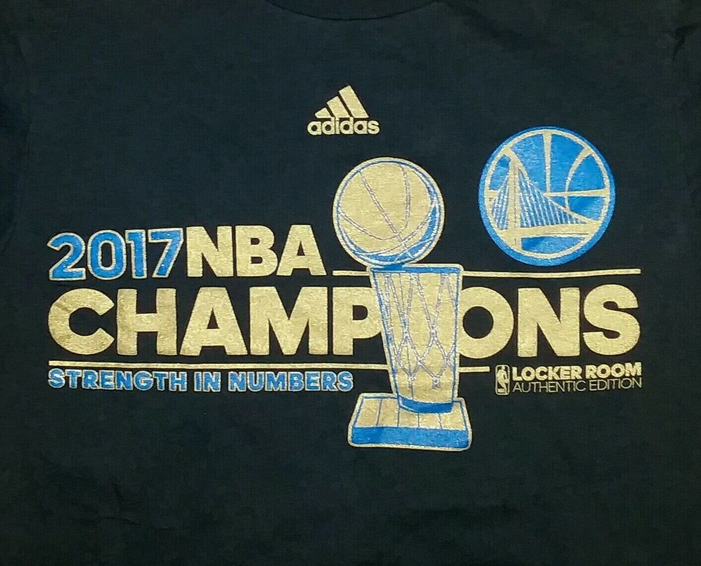 NBA Basketball Golden State Warriors Adidas t shirt S Stephen Curry small