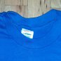 vintage 80s Mormon Earth and Beyond LDS Scouts Camp t shirt L 50/50 Blue stedman