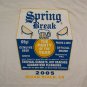 Spring Break Corona Beer college party of year t shirt L california alcohol fun