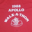 vintage 80s 1988 Apollo Walk-A-Thon Volkssport t shirt L 50/50 running jogging