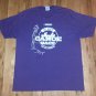 vintage Canoe Great Race Finisher purple t shirt XL 50/50 boat outdoor sailboat