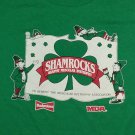 vintage Budweiser Beer Irish Shamrocks MDA t shirt XL 50/50 X-Large green