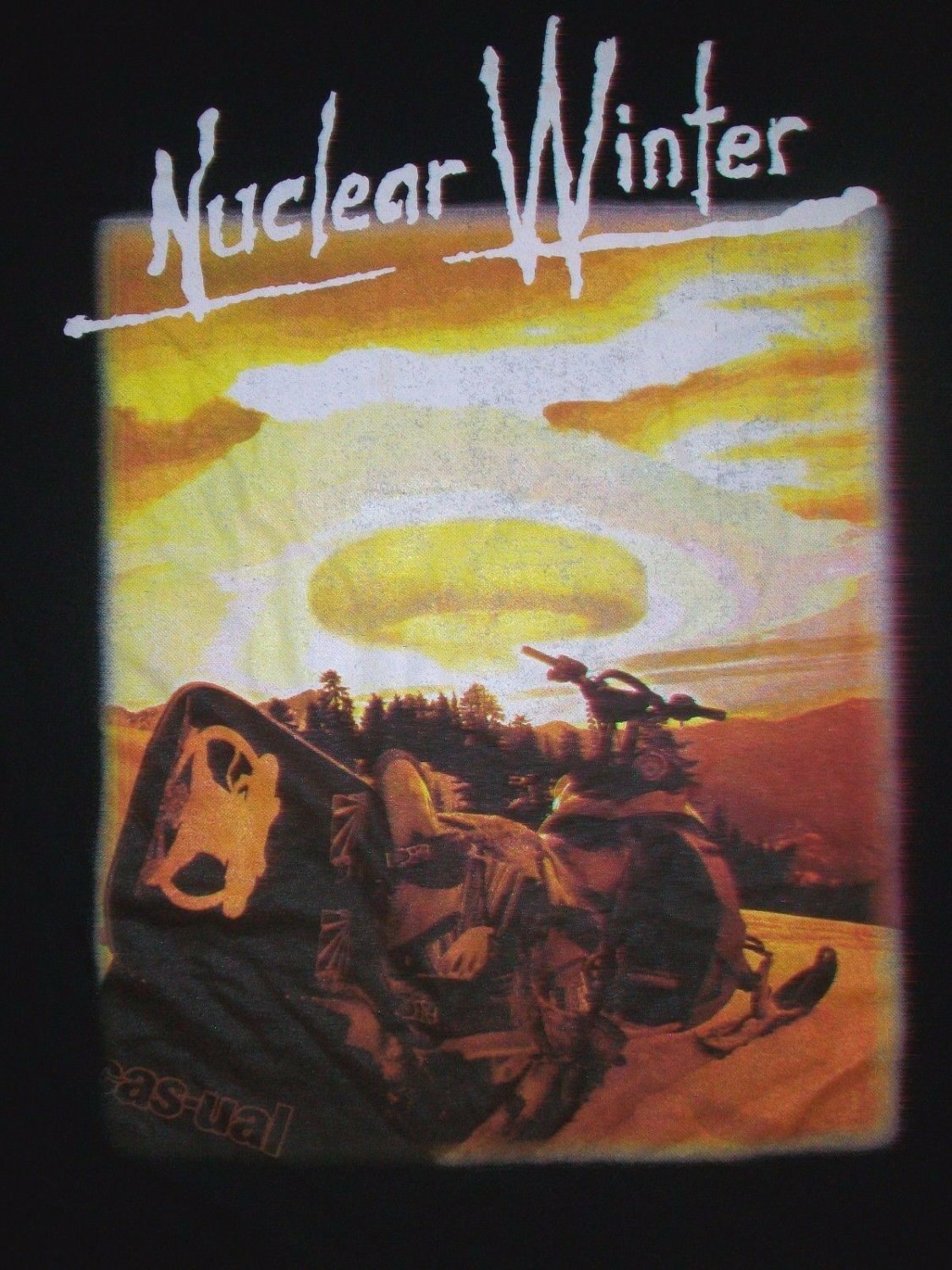 Snowboard Nuclear Winter Atomic Bomb t shirt L skateboard x games surfboard